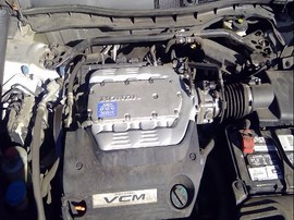 2008 HONDA ACCORD, SILVER, EX-L, 305L, AT,  A25053